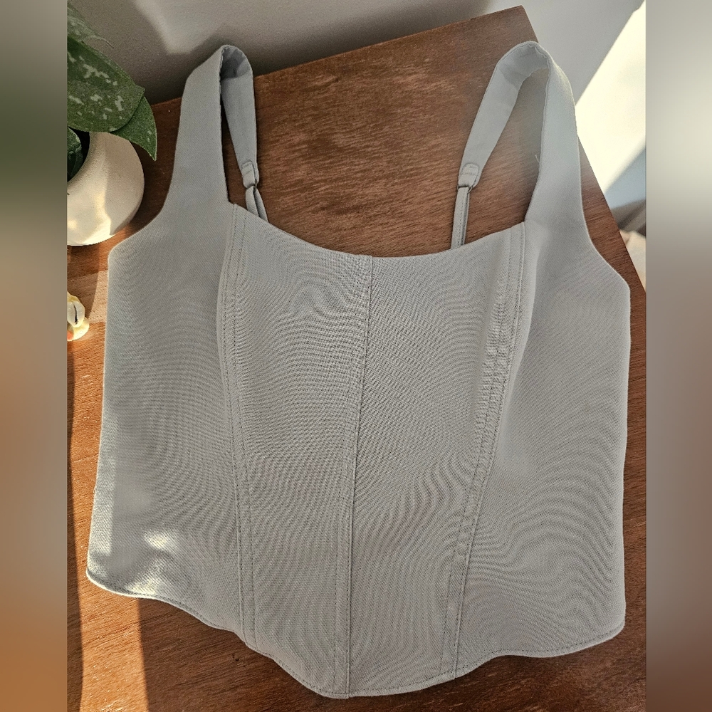 Abercrombie Mint Corset Top